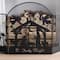 Glitzhome® 48" Christmas Metal Mesh Silhouette Nativity Scene Screen